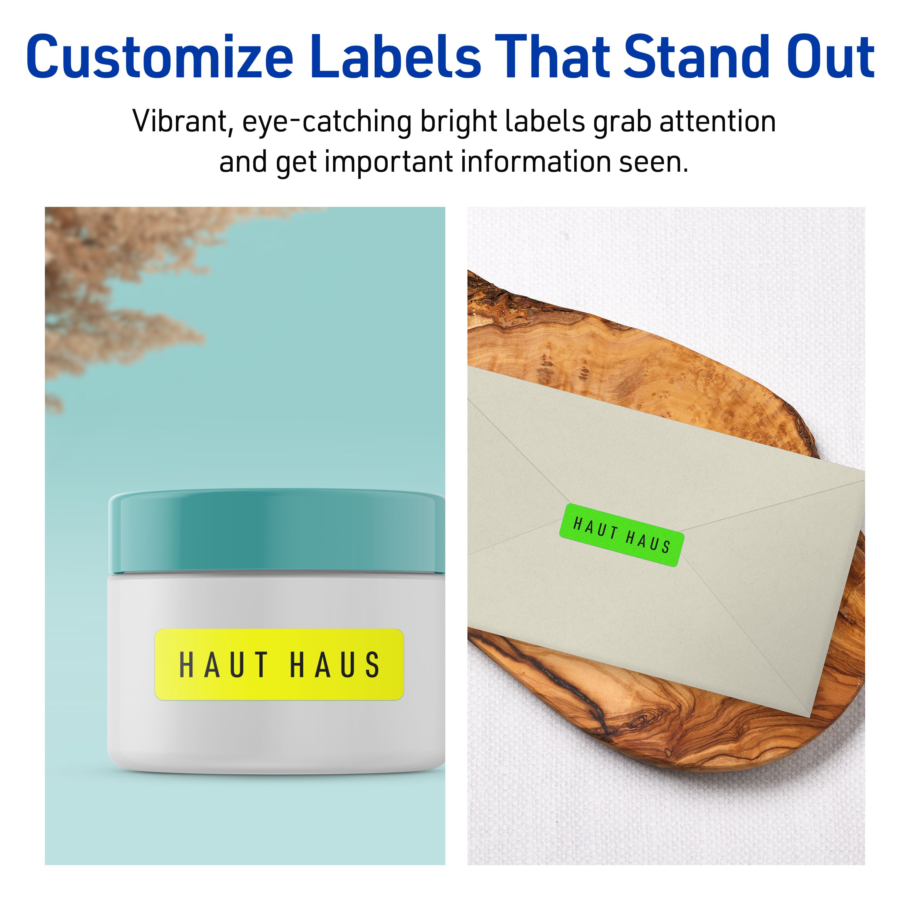 Neon Removable Labels, 1